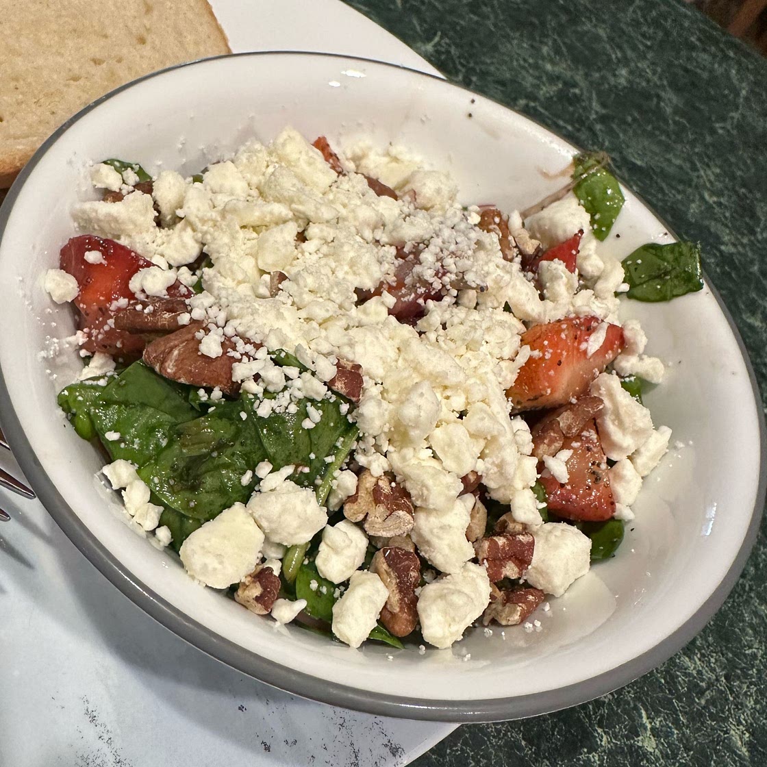 Strawberry Spinach Salad