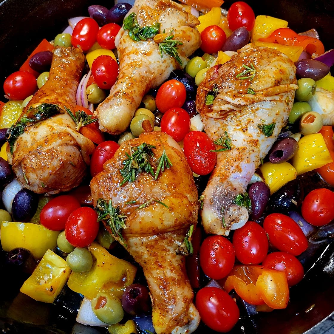 Baked Chicken Leg Quarters