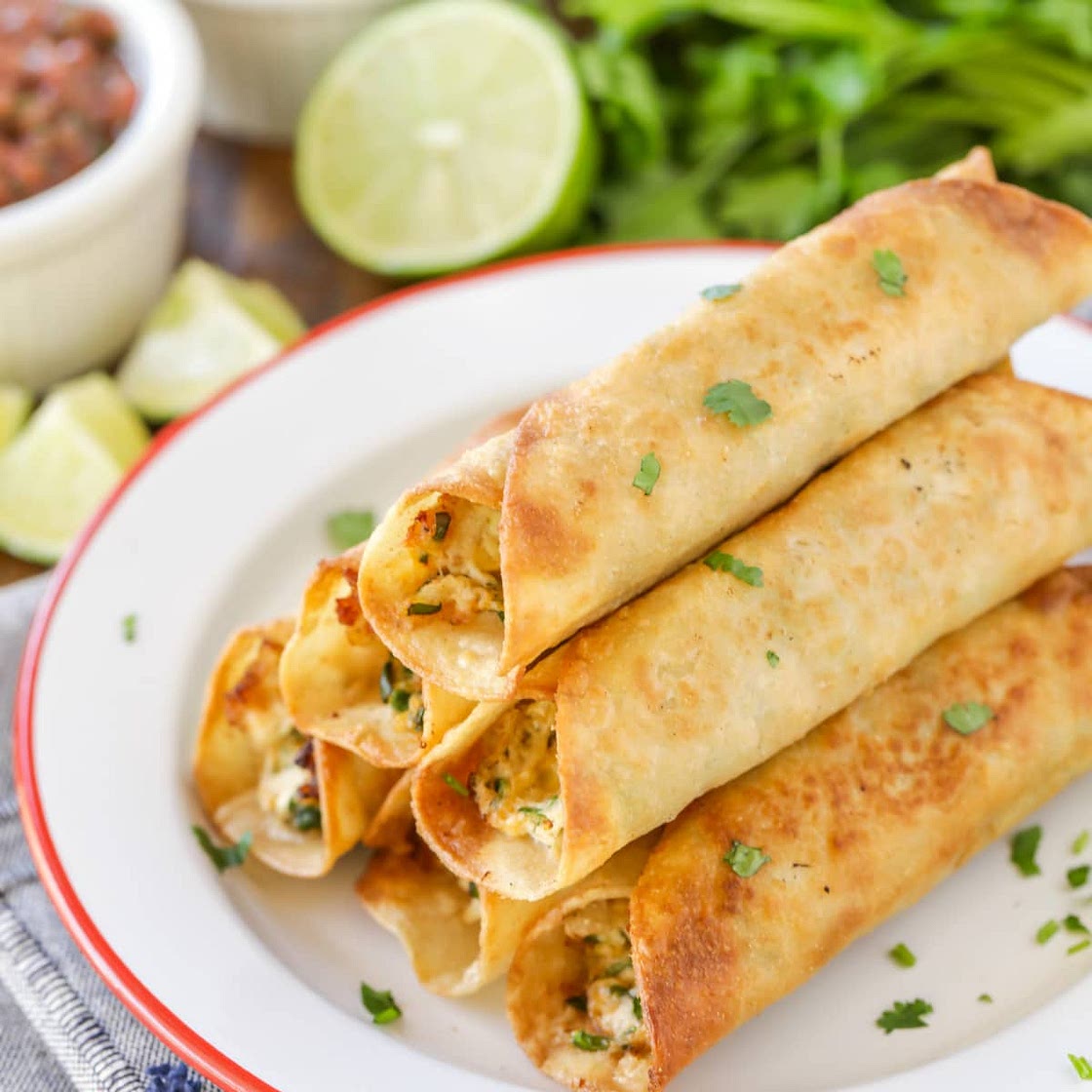 Cream Cheese and Chicken Taquitos Recipe
