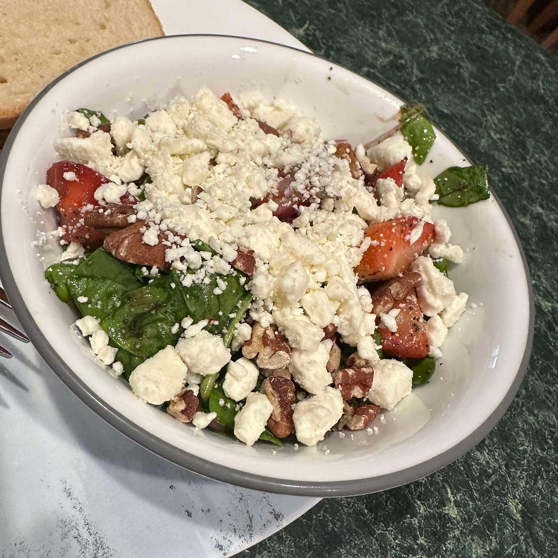 Strawberry Spinach Salad