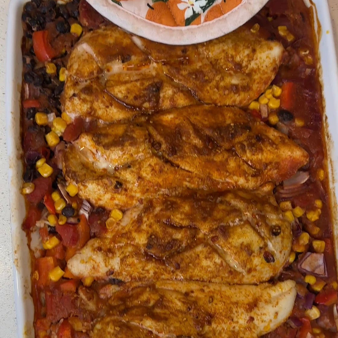 Chicken Taco Bake