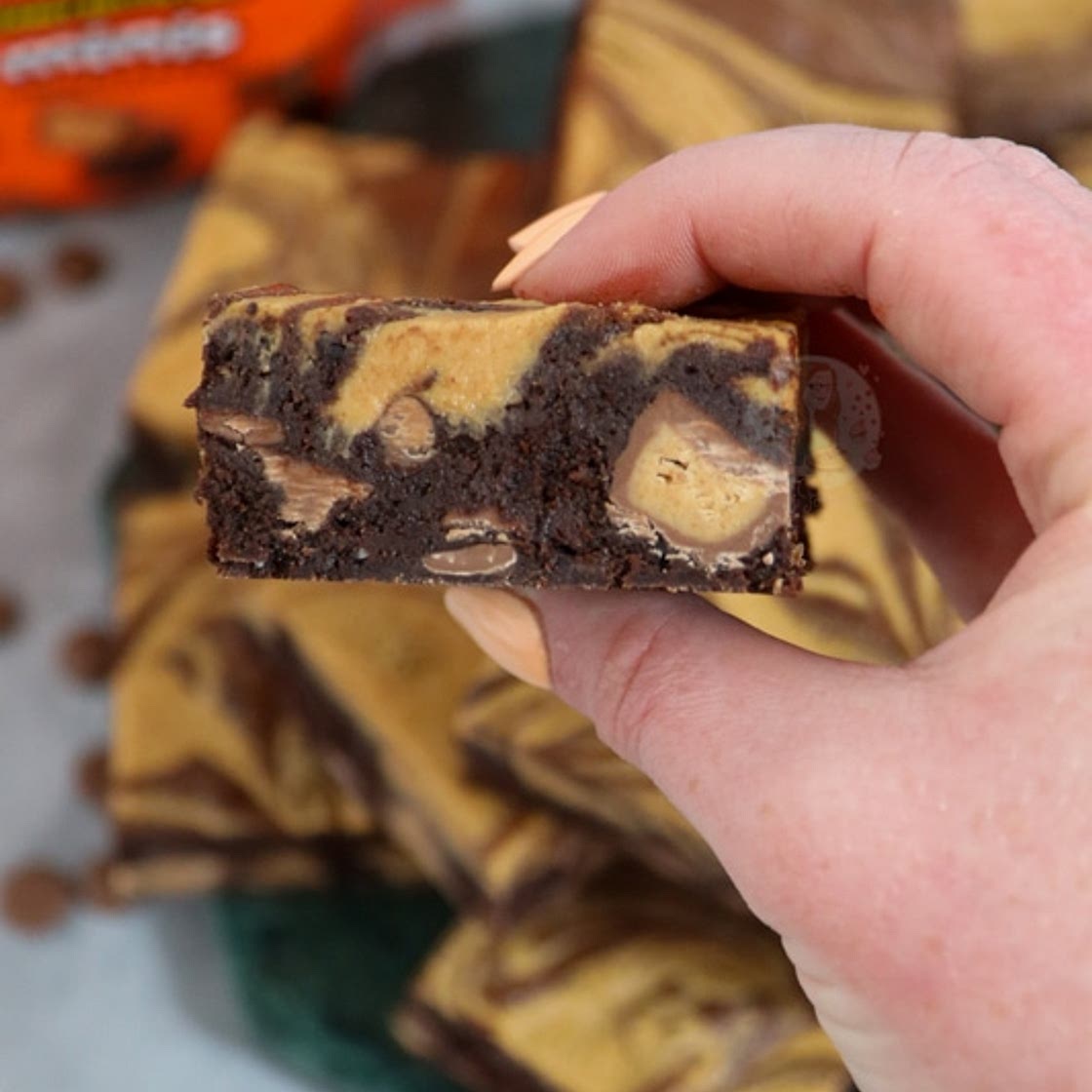 Peanut Butter Brownies!