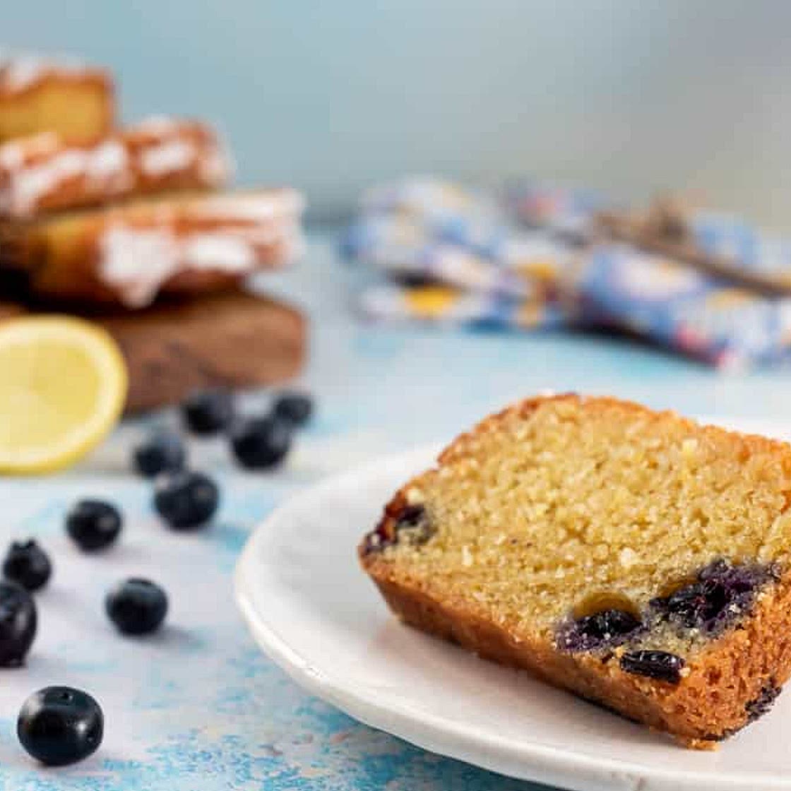 Easy Lemon and Blueberry Drizzle Cake Recipe