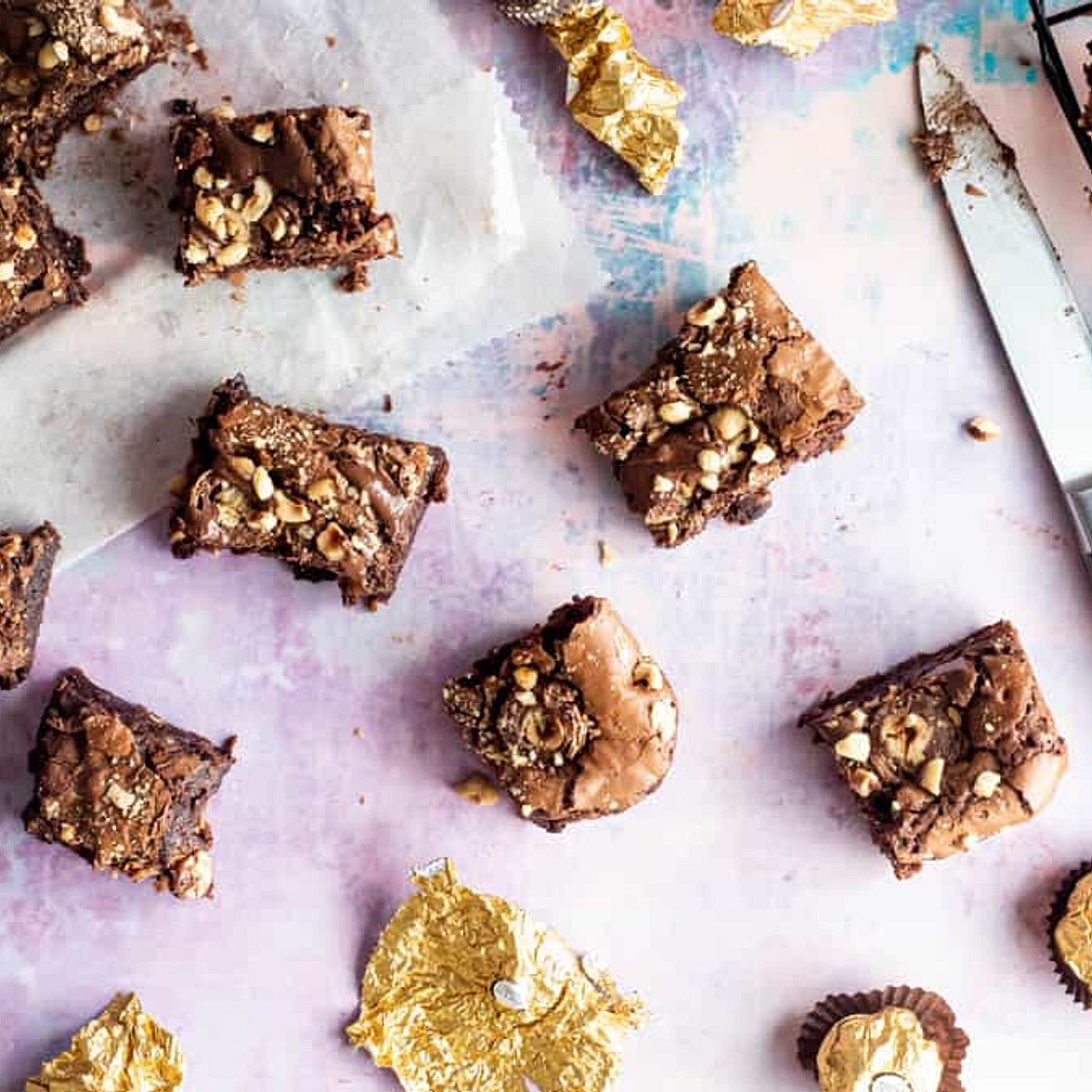 Ultimate Ferrero Rocher Brownies Recipe From Scratch