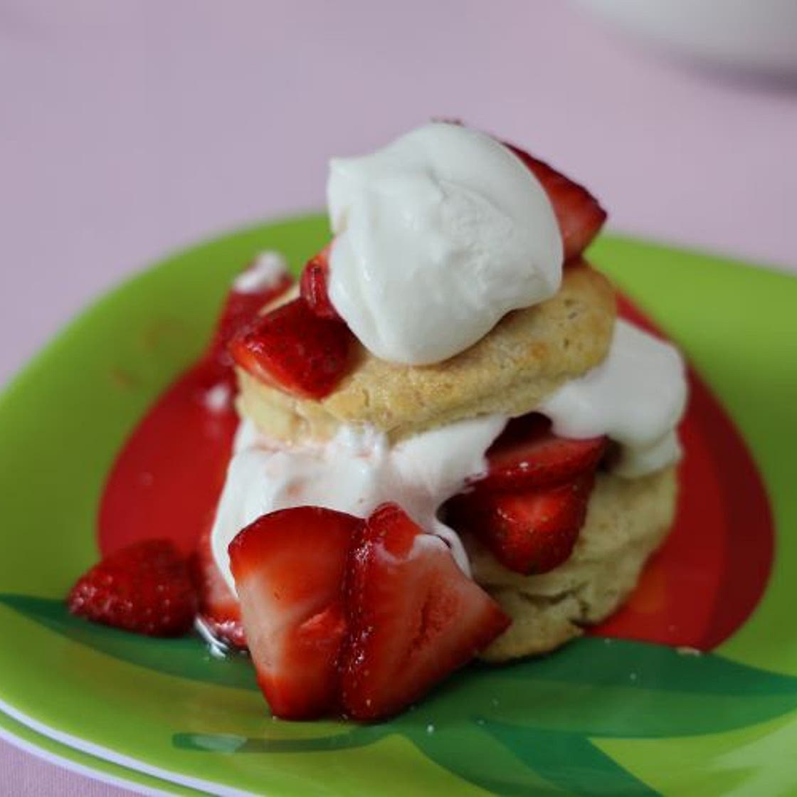 Strawberry Shortcake With Buttermilk Whipped Cream