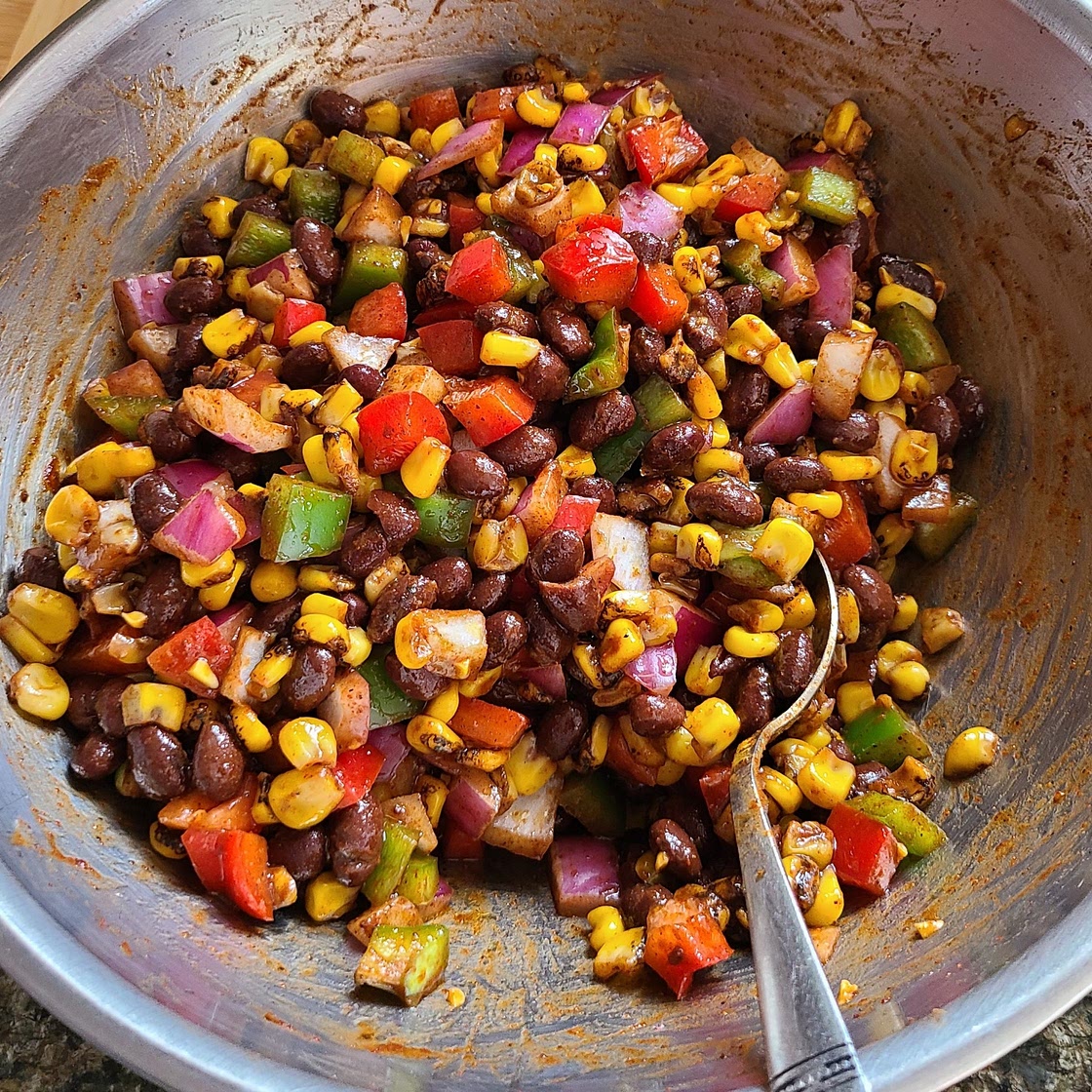 Black Bean and Corn Salad with Picante Sauce