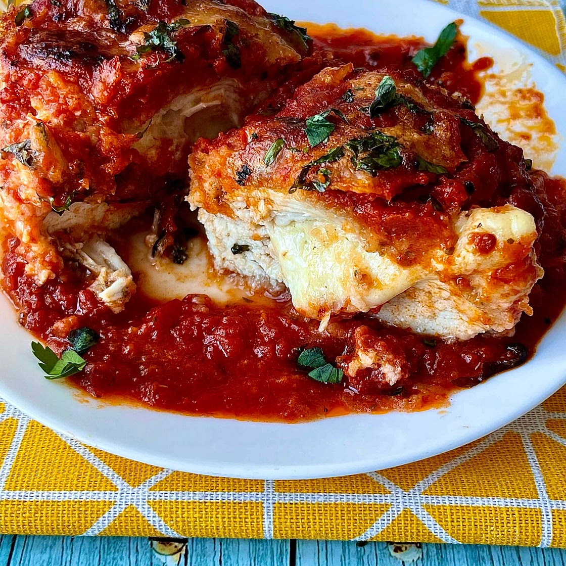 Cheesy Mozzarella Chicken breasts 