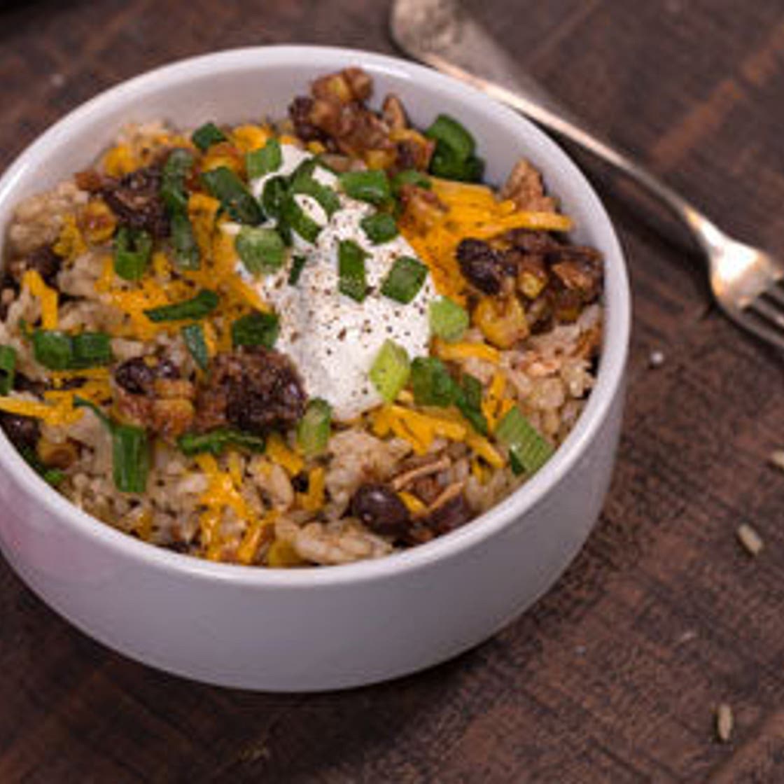 Easy Slow Cooker Burrito Bowls