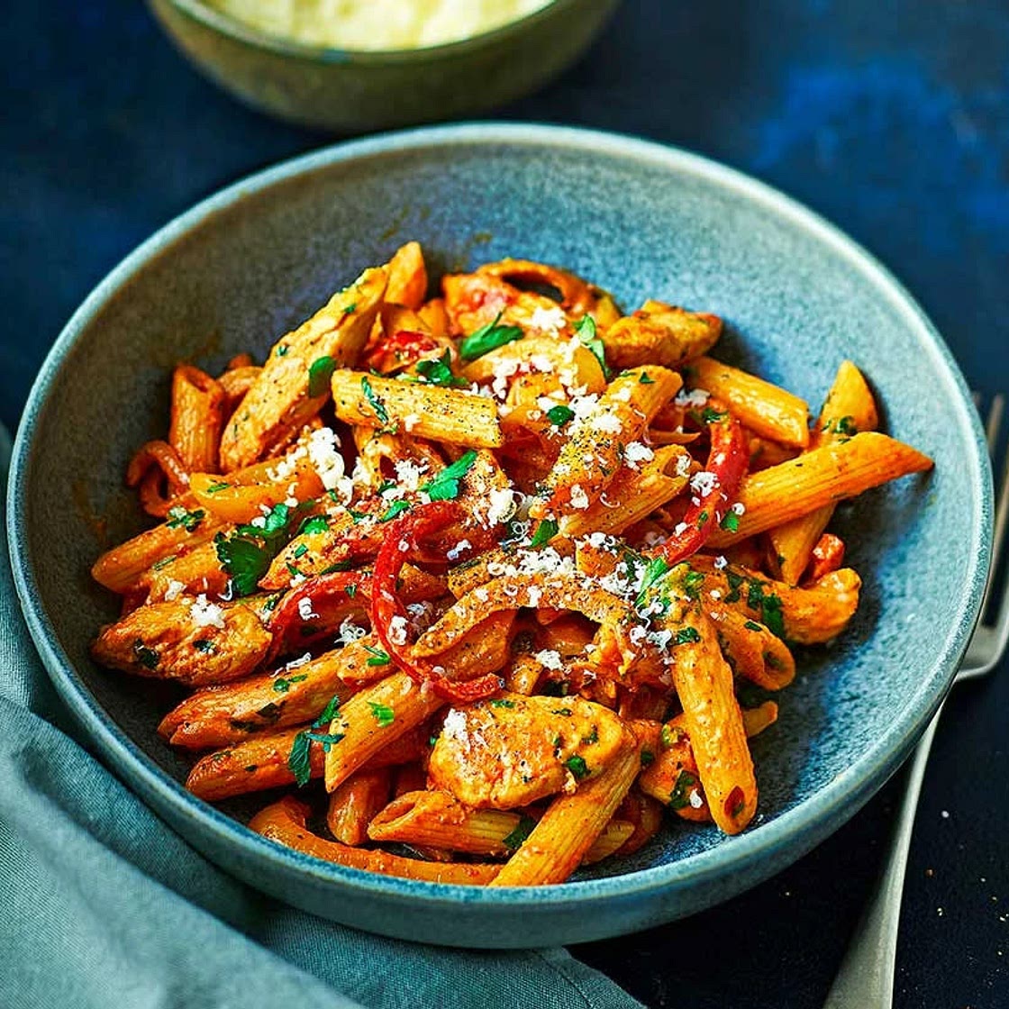 Fajita-style pasta