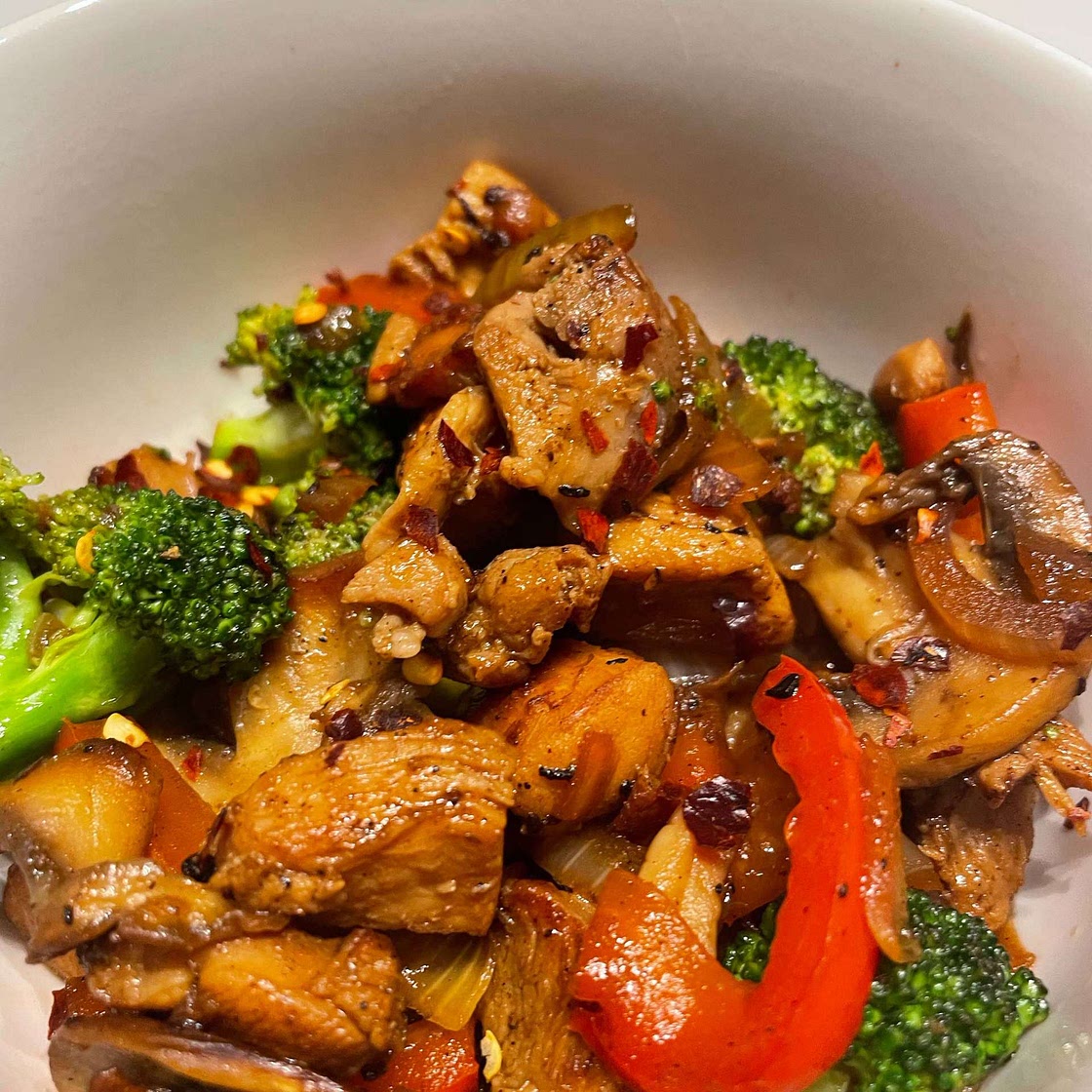 Keto Chicken Stir Fry
