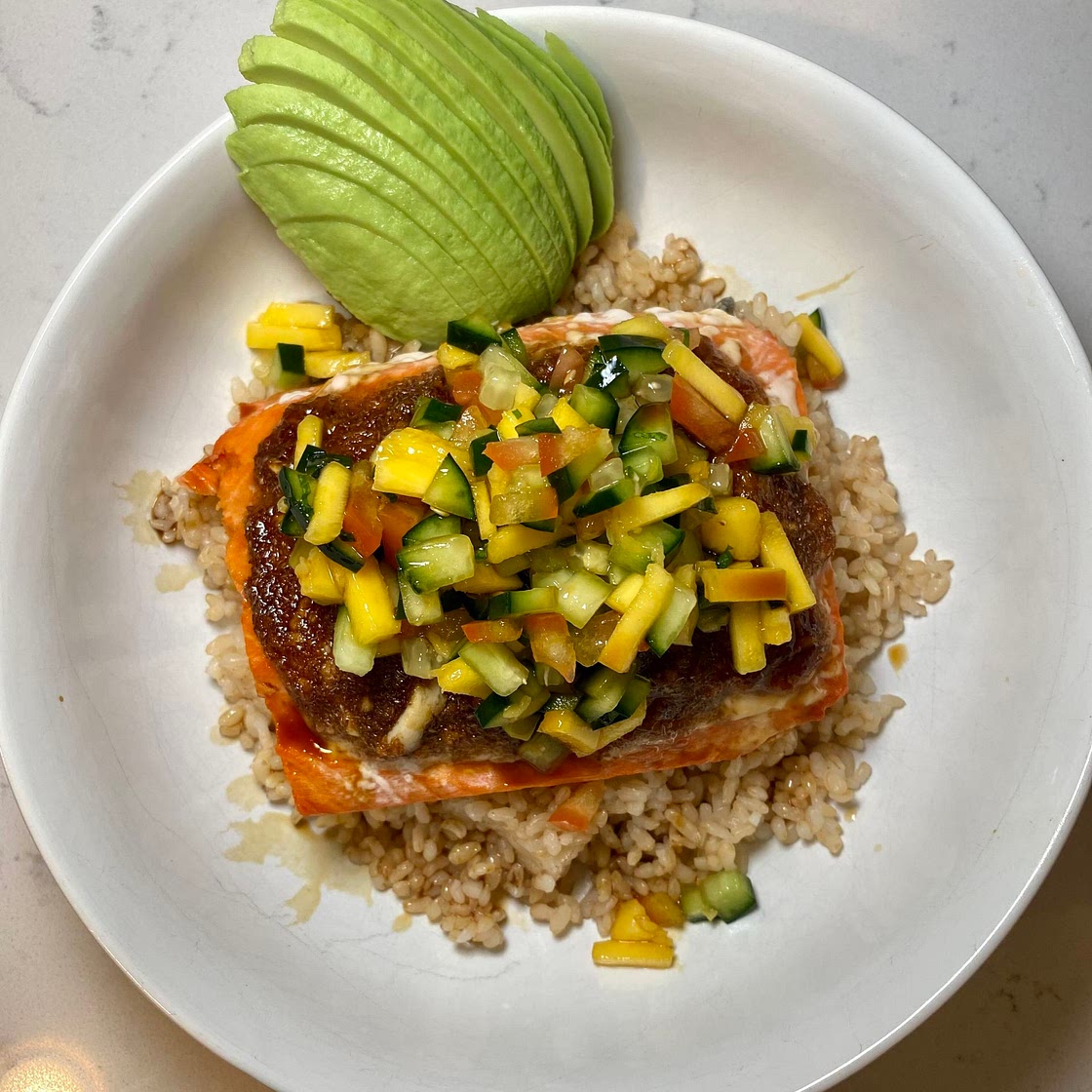 Teriyaki Salmon Bowl