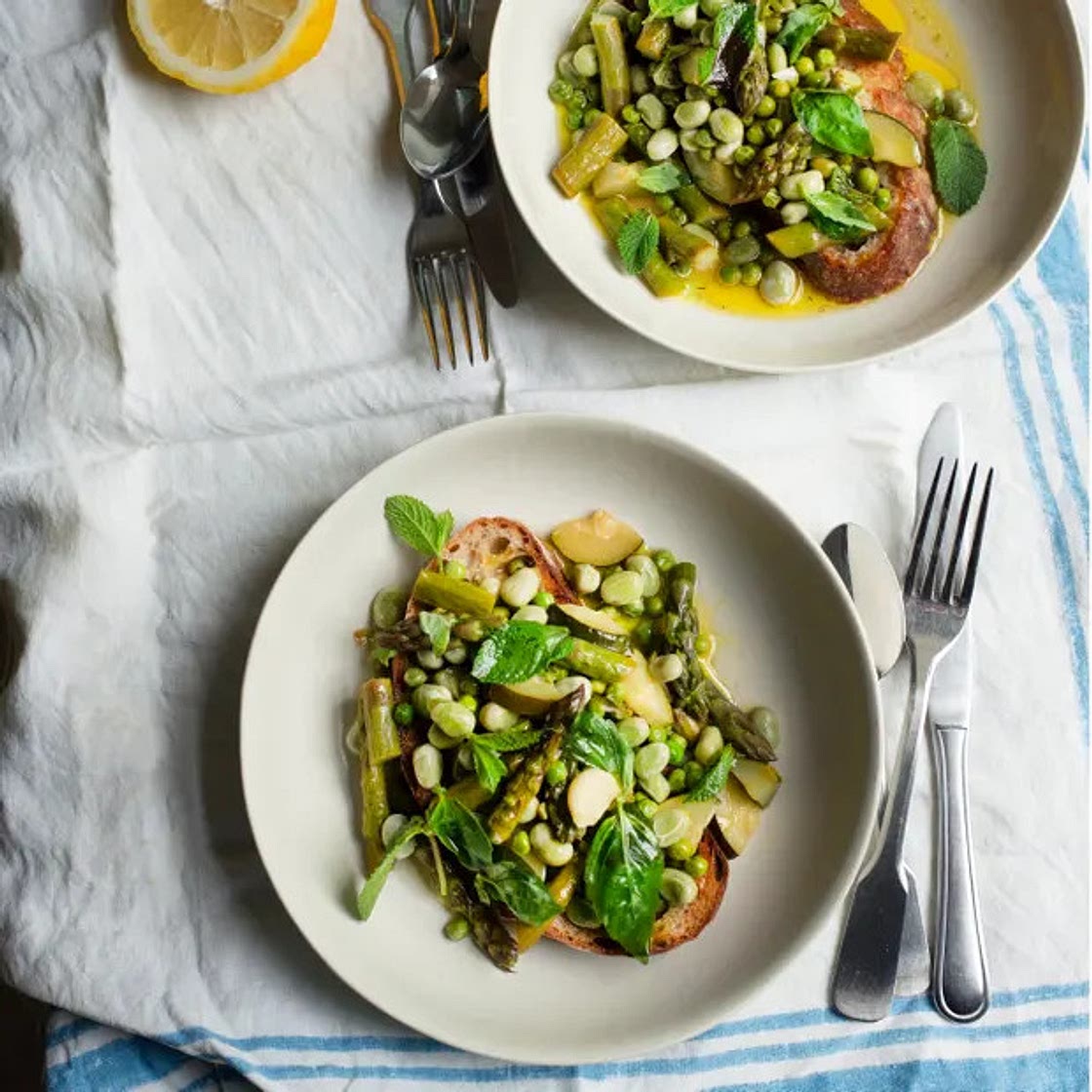 Summer vegetables, olive oil