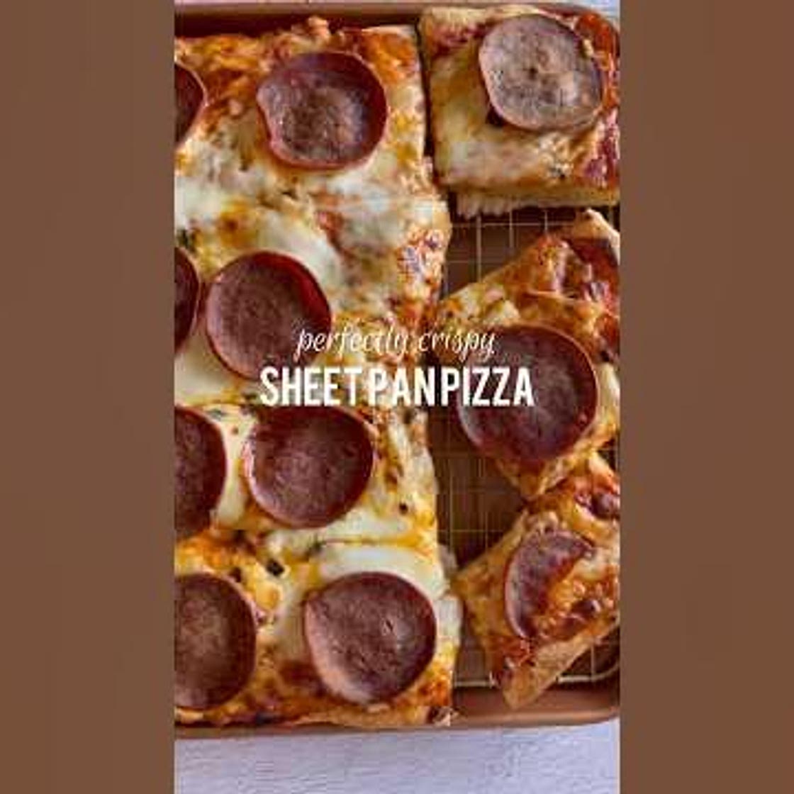 SHEET PAN PIZZA! Easy & Delicious!