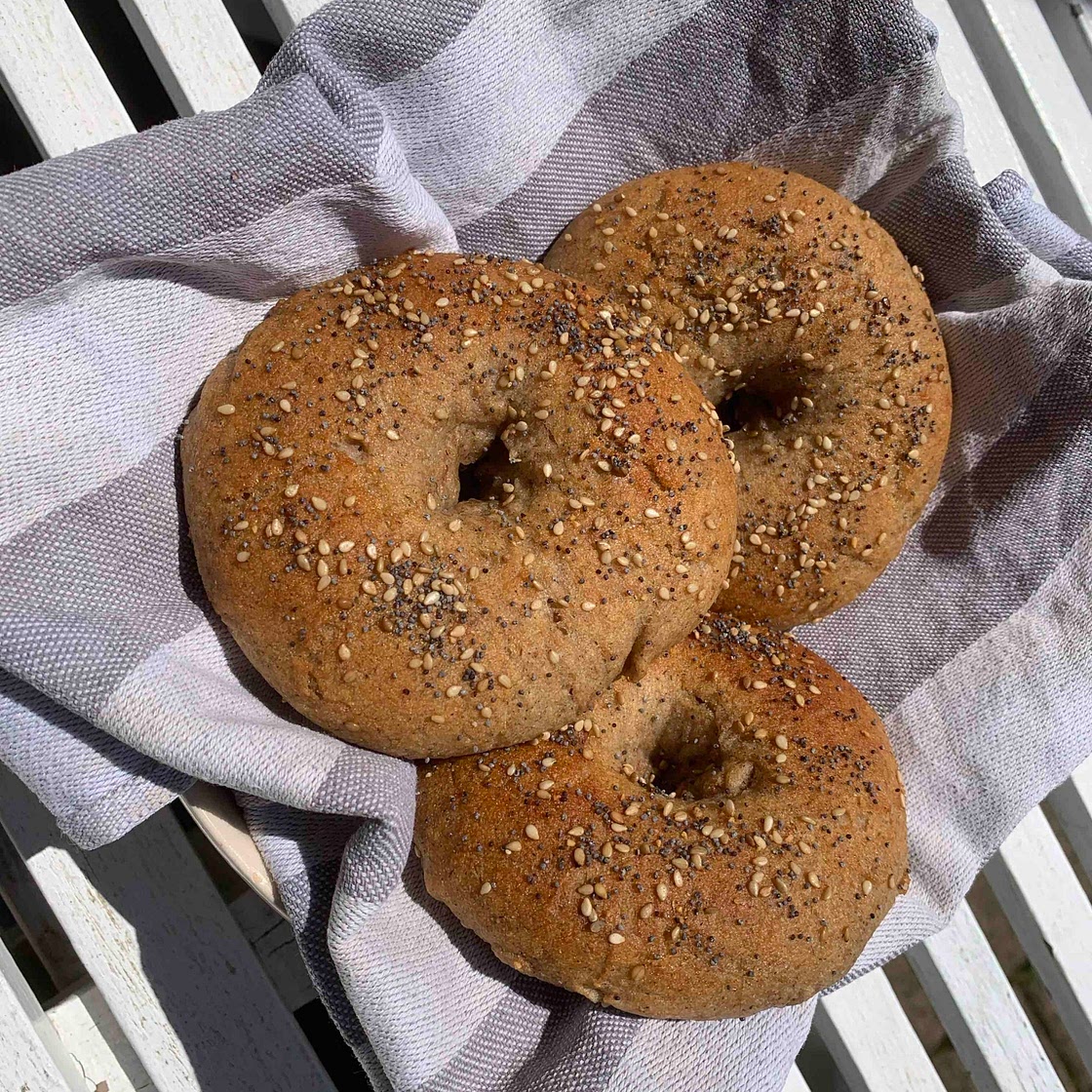 Protein-whole bagels