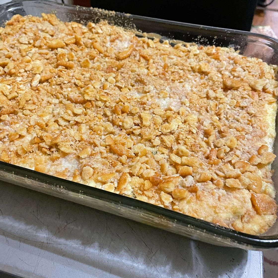 Ritz Cracker Chicken Casserole