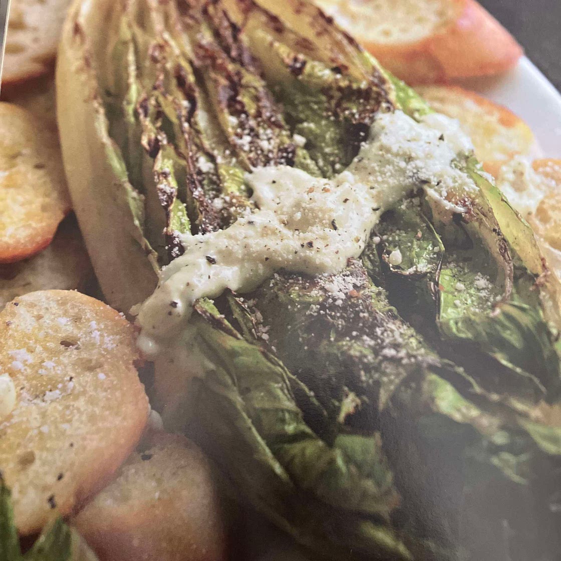 You can grill Caesar salad