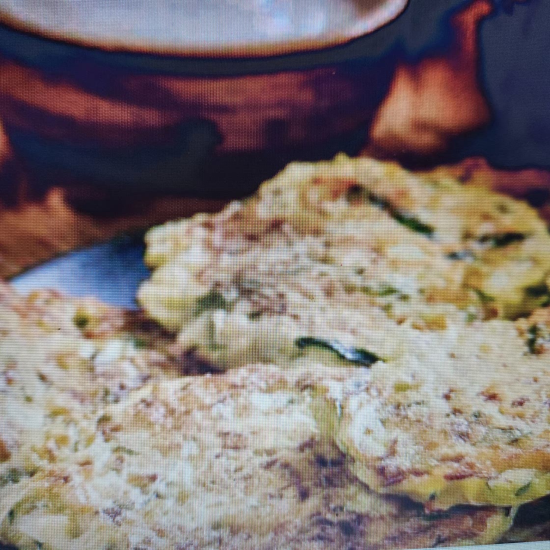 Zucchini fritters with Tzatziki