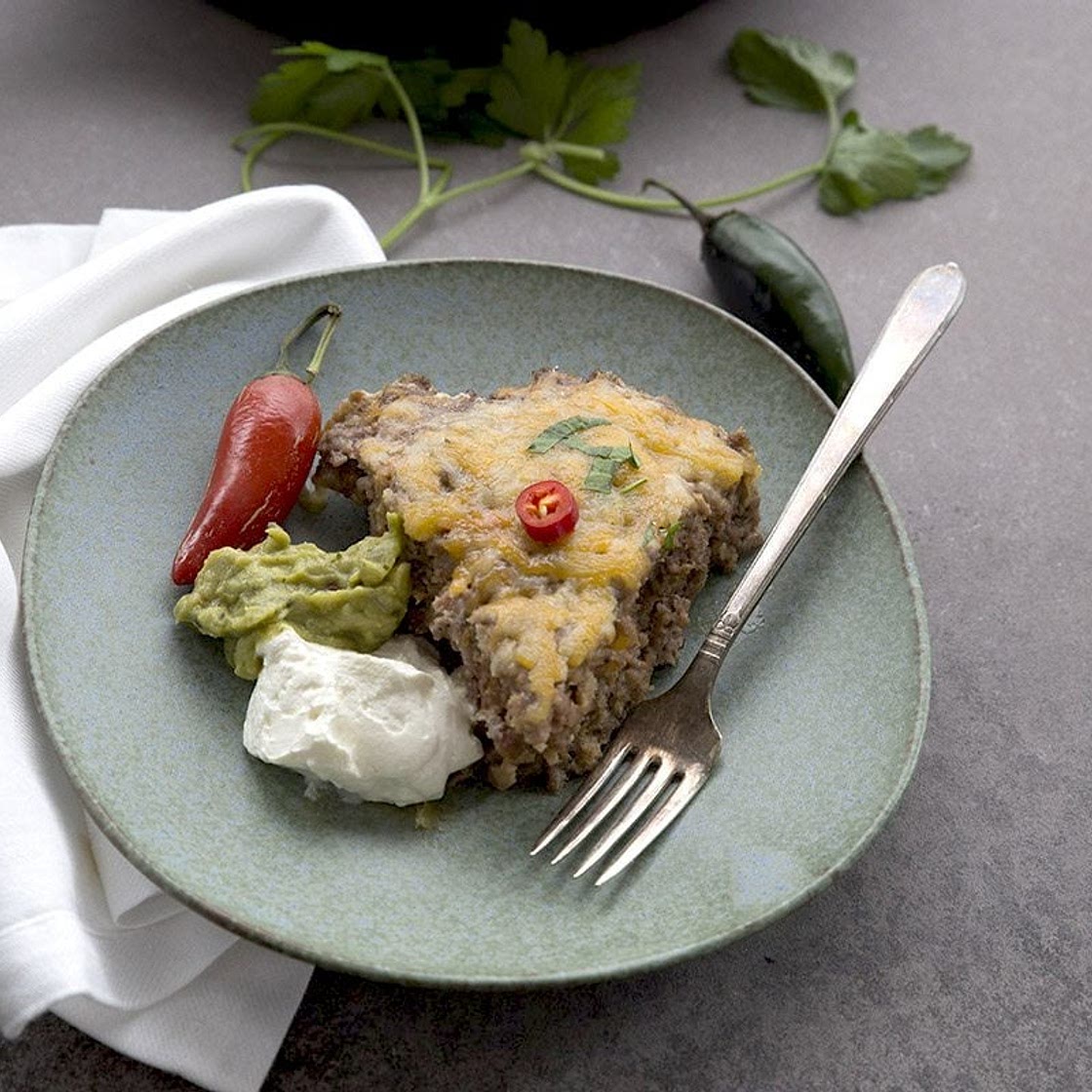 Cheddar Jalapeno Skillet Meatloaf