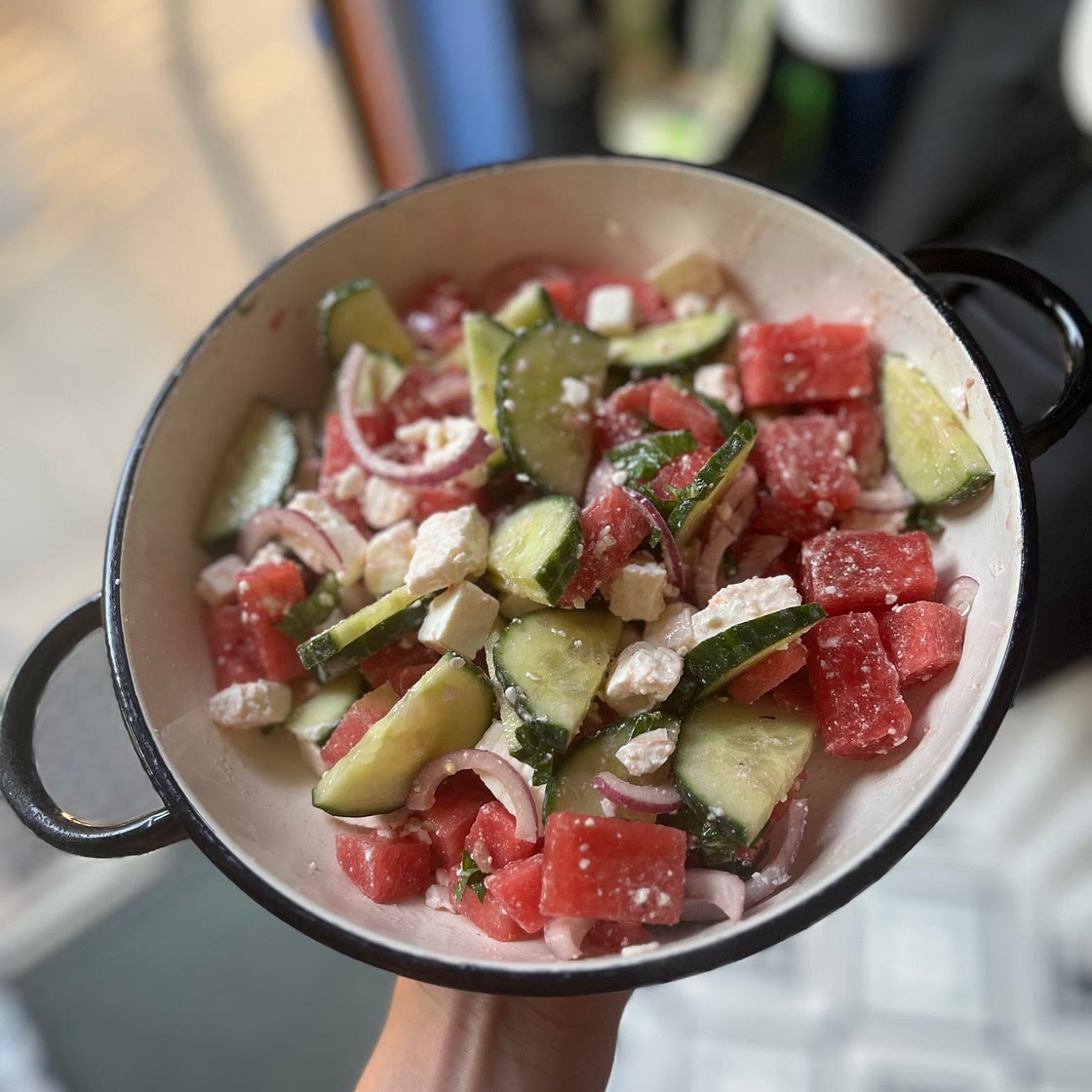 Watermelon and Feta Salad 