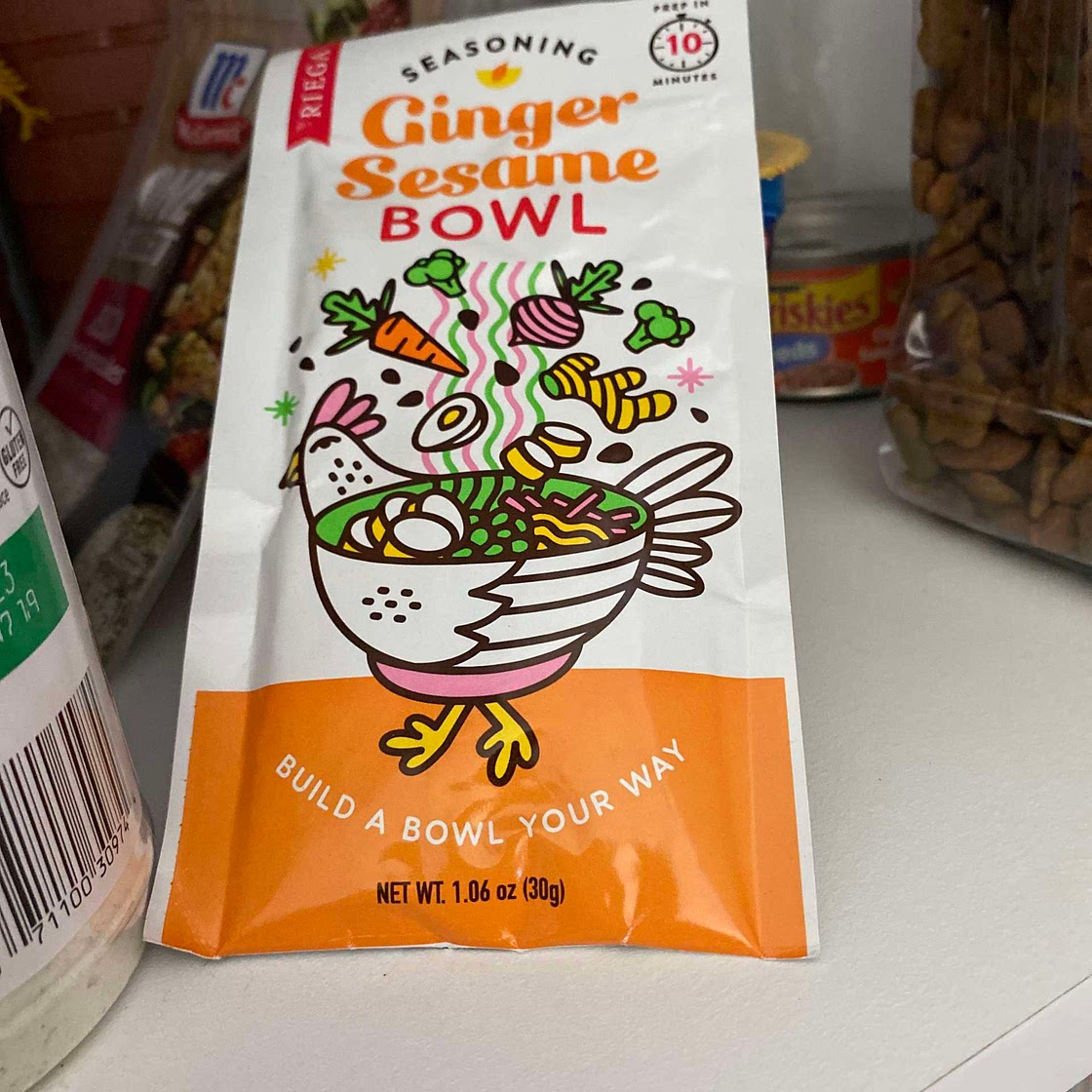 Ginger sesame bowl