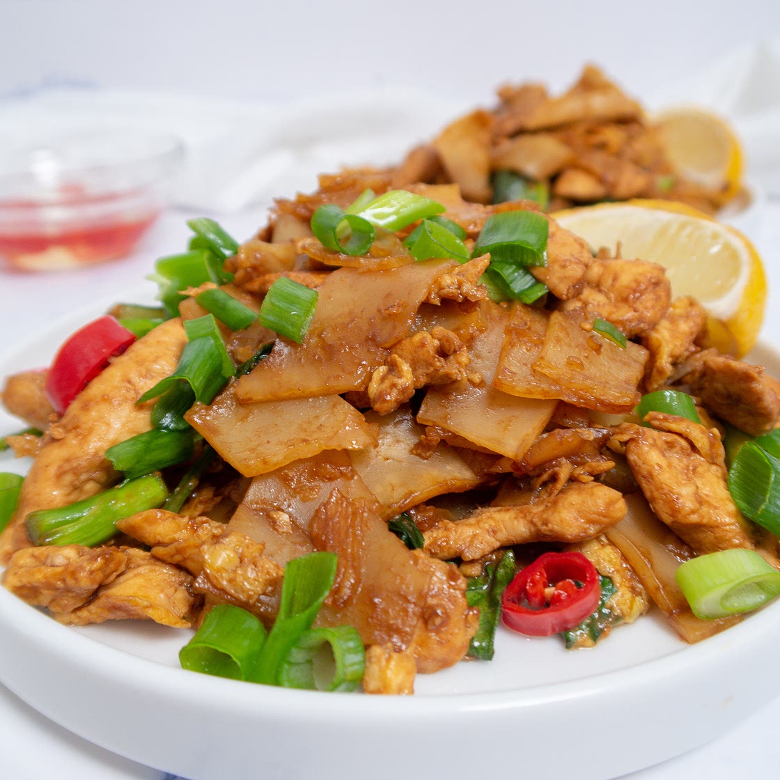 Healthy Pad See Ew- Over 40g Protein!
