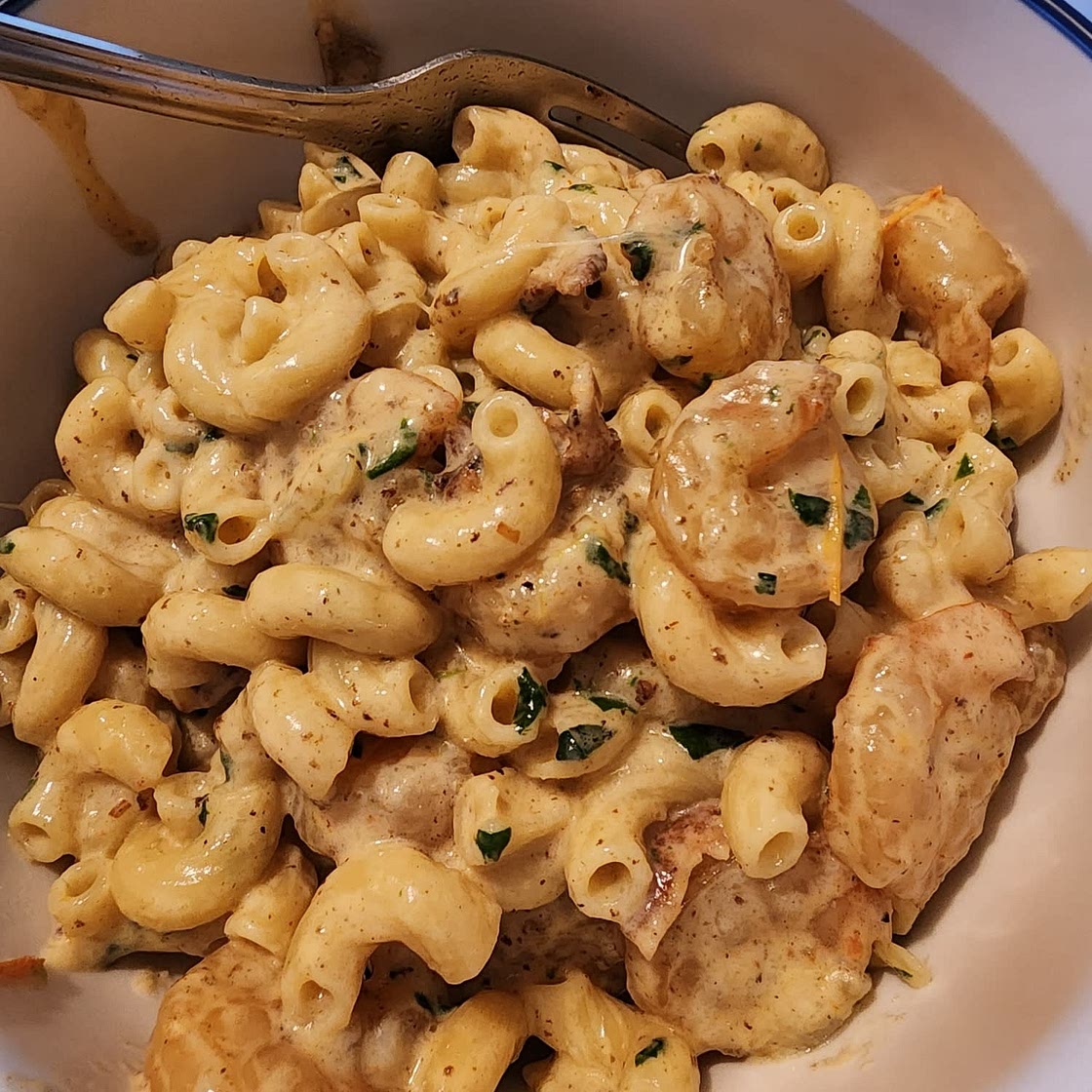 Garlic Shrimp Bacon Alfredo Recipe by Tasty