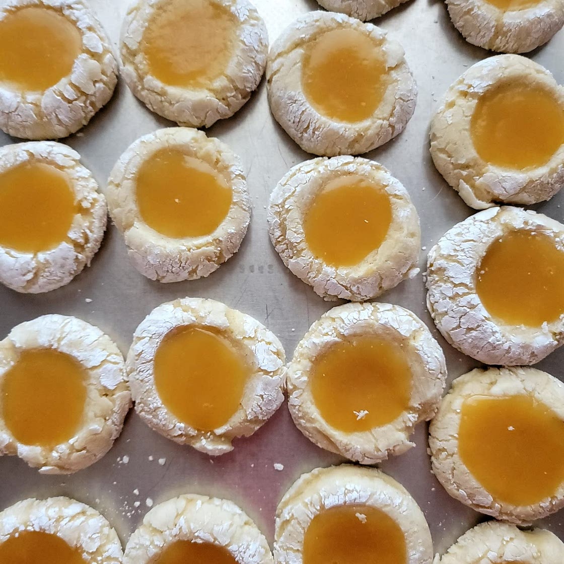 Gluten Free Lemon Curd Cookies