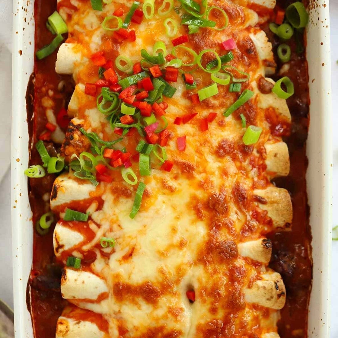 Beef Enchiladas {Easy Cheesy Recipe!}