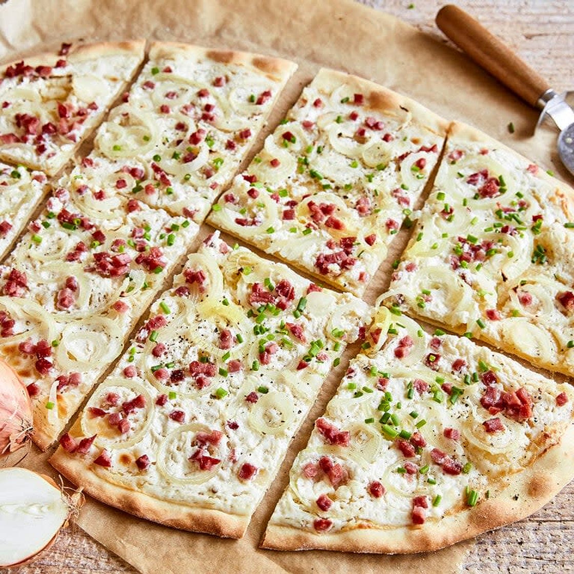 Elsässer Flammkuchen