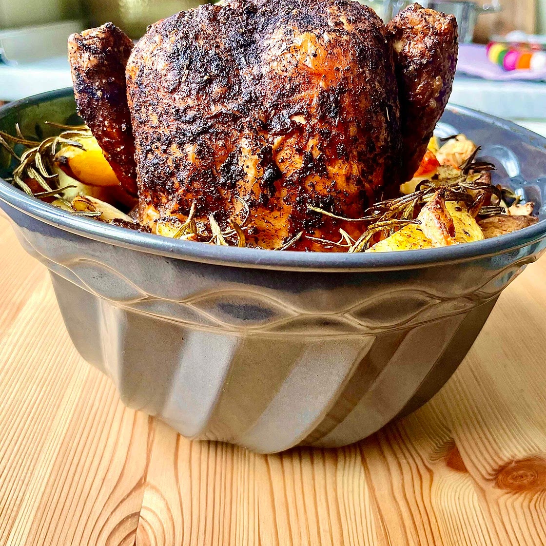 Bundt Pan Roast Chicken 