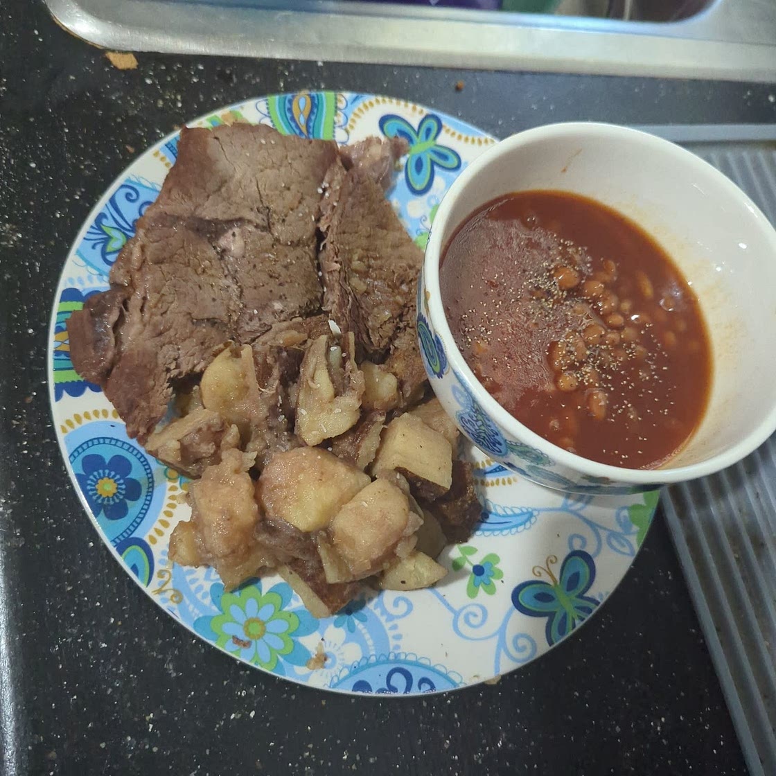 Crockpot Steak and Potatoes