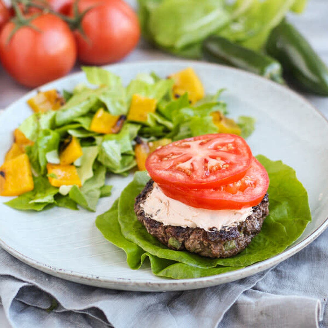 Jalapeno Popper Burgers