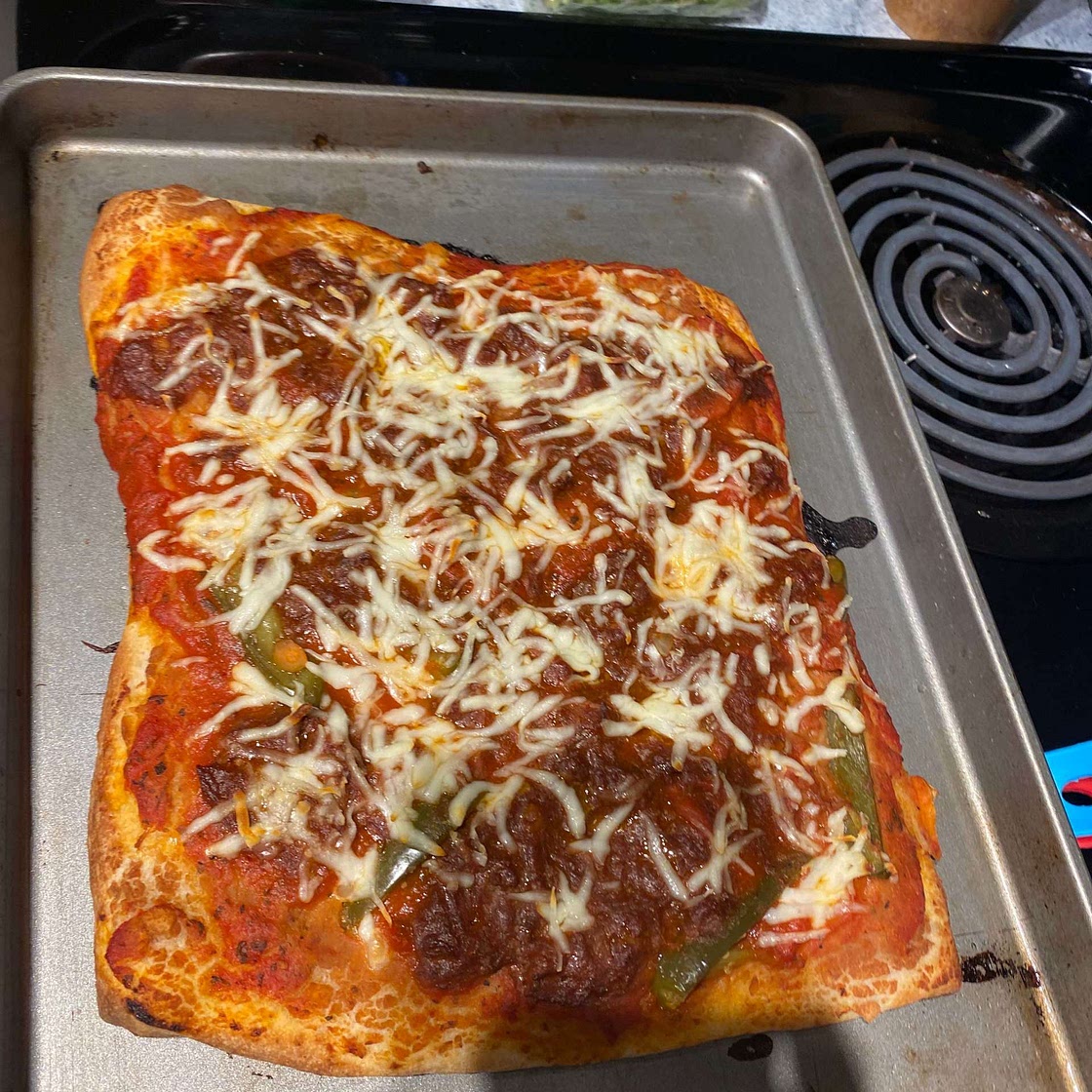 Nacho pizza 