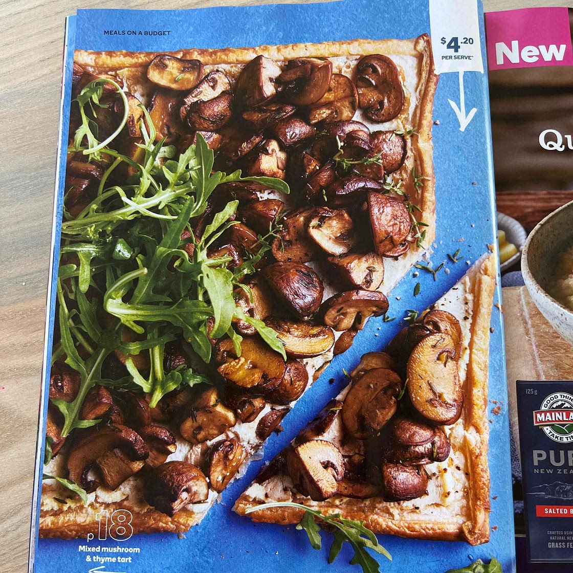 Mixed Mushroom & Thyme Tart