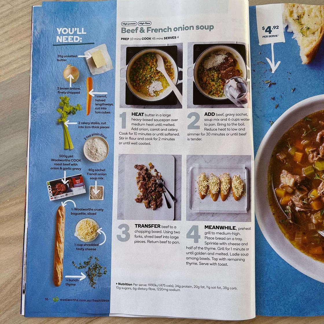 Beef & French Onion Soup