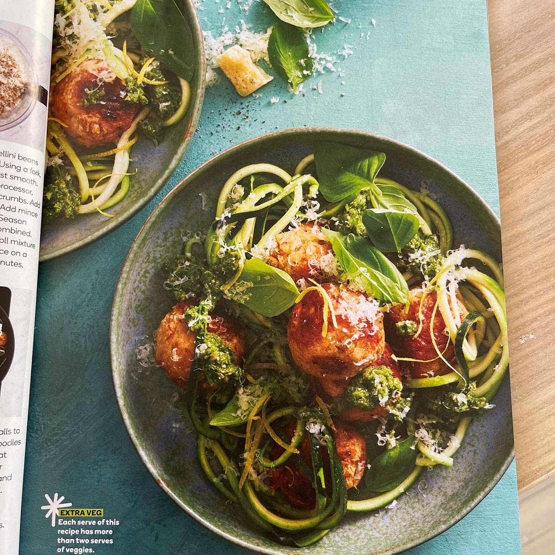 Chicken Meatballs with Zucchini Noodles