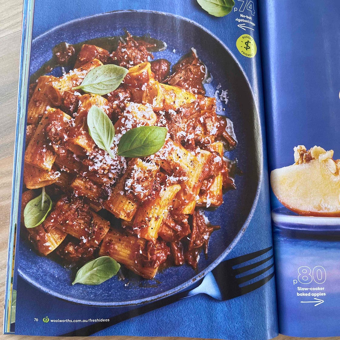 No Boil Beef Rigatoni