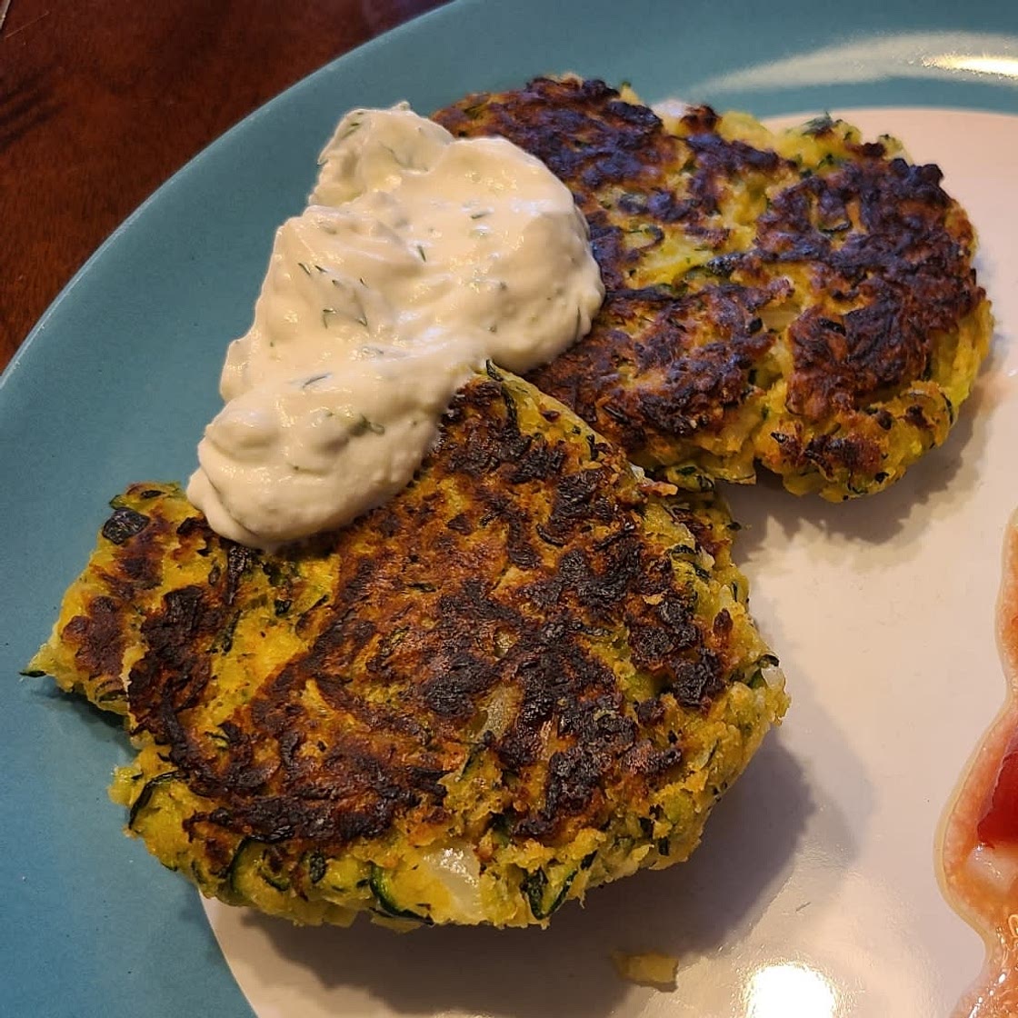 Vegan Zucchini Fritters