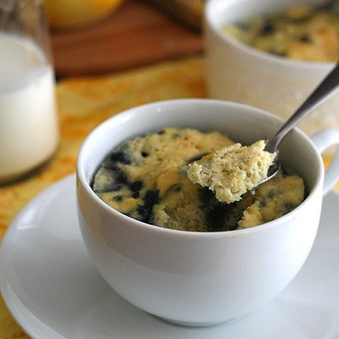 Lemon Blueberry Mug Cake