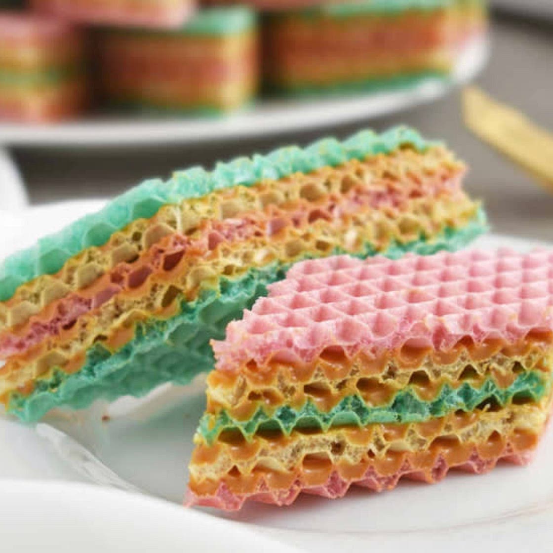 Ukrainian waffle cake