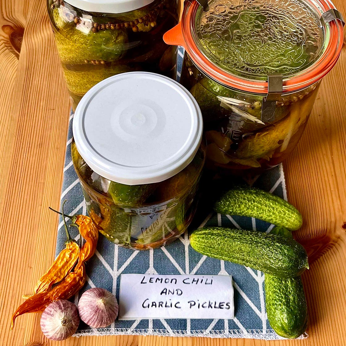 Lemon Chili and Garlic Pickles 