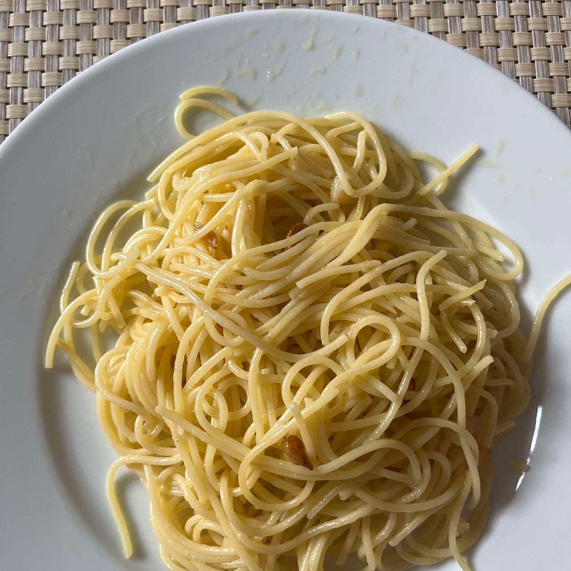 Spaghetti aglio e olio