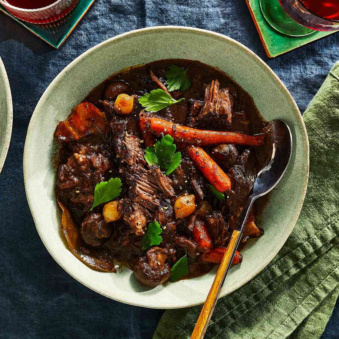 Beef Stew in Red Wine Sauce