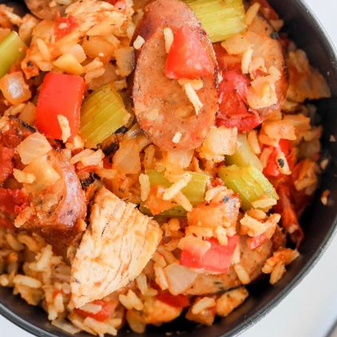 Cajun Chicken Sausage Jambalaya 