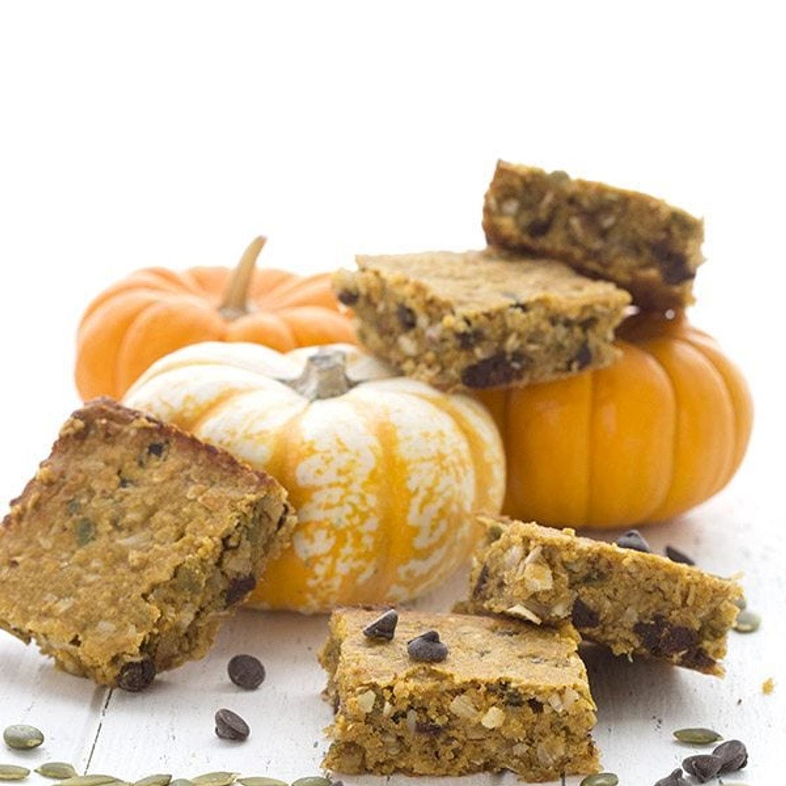 Low Carb Pumpkin Oatmeal Breakfast Bars