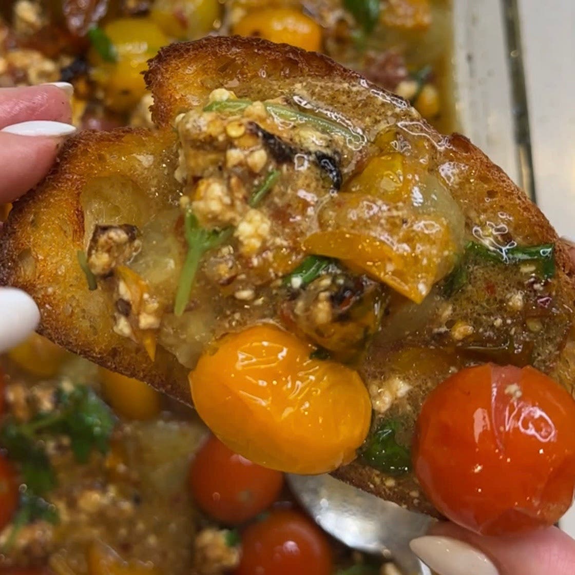 Baked Bruschetta 