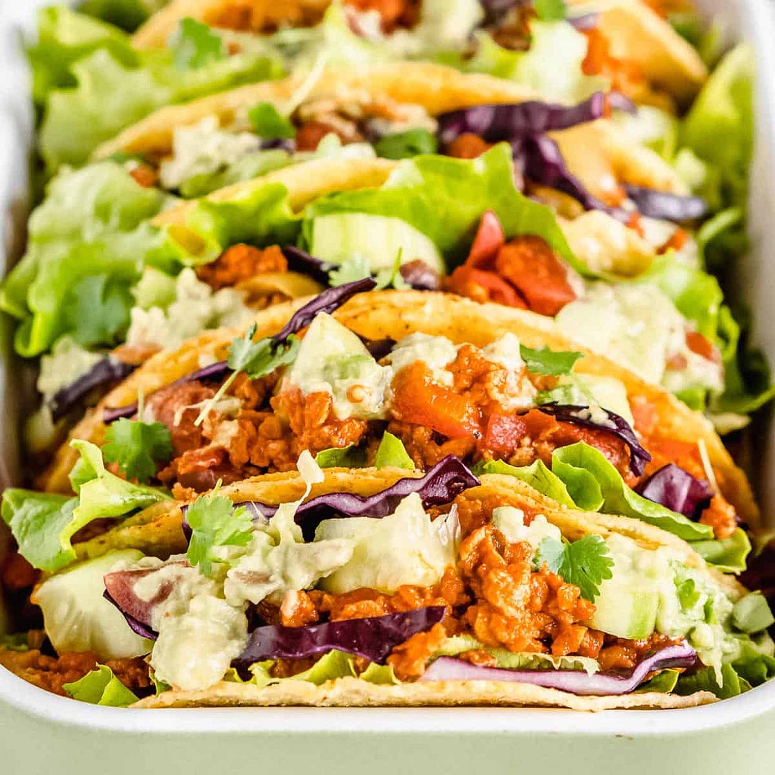 Vegan TVP Tacos