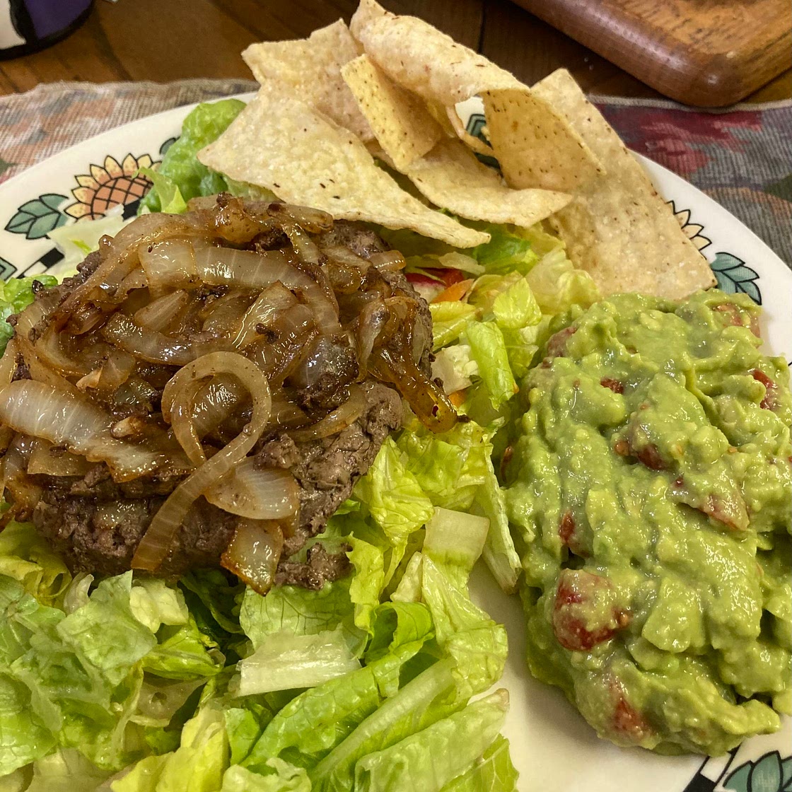Guacamole Burger Salad