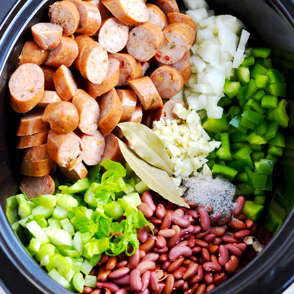 Red Beans in Crockpot (Momma's recipe)