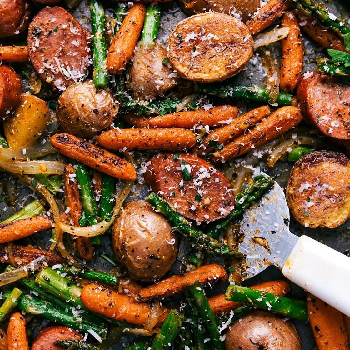 Potatoes and Sausage